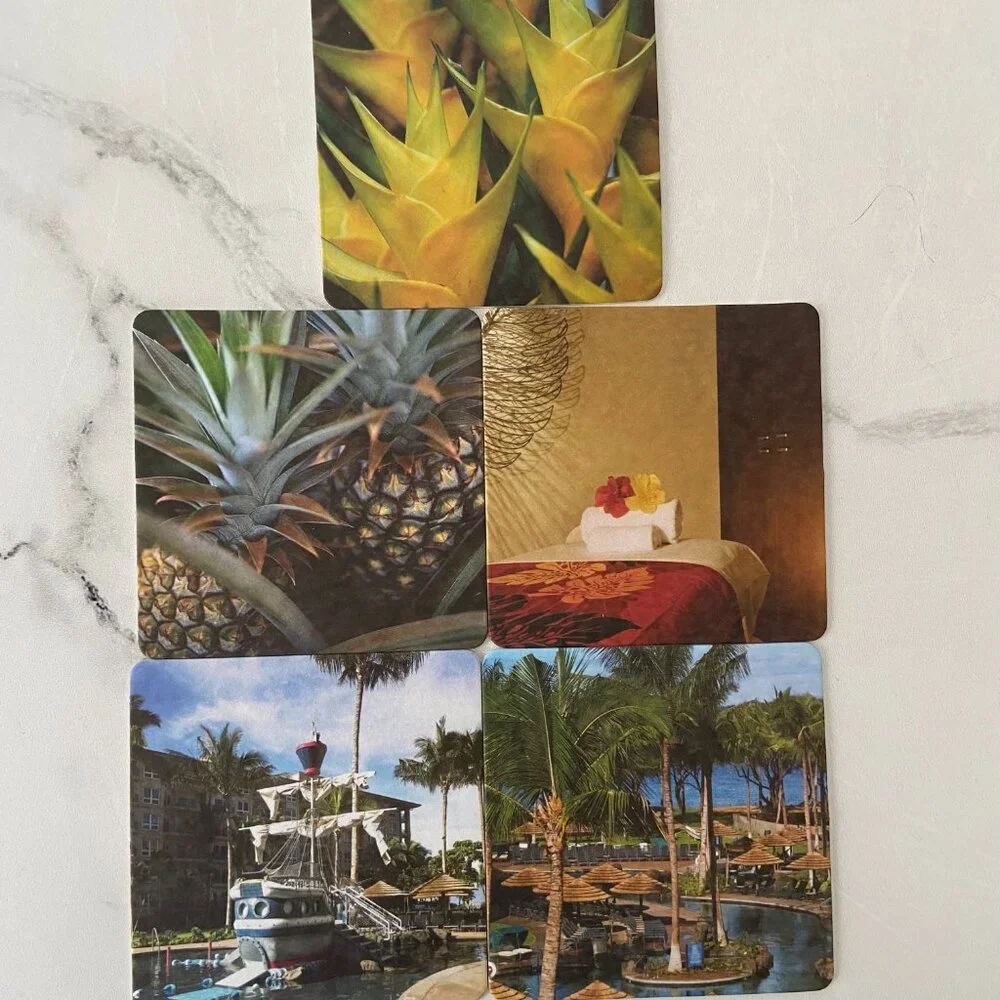 Hawaii Coasters, Boxed Set of 15, Ka'anapali